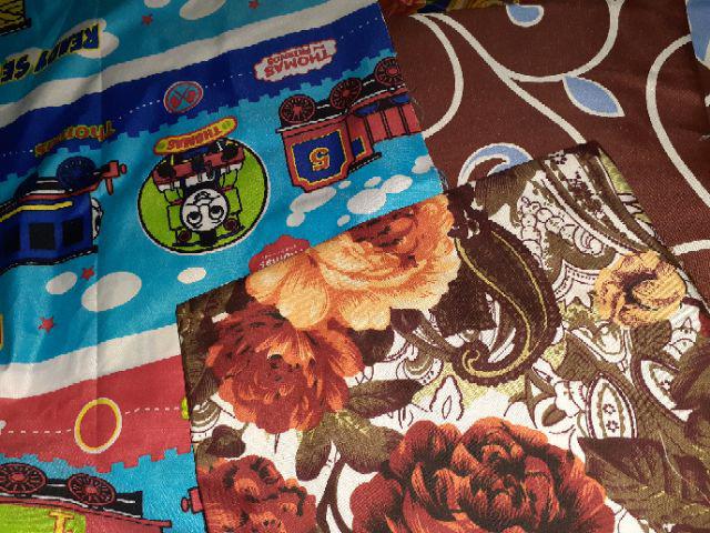 Kain Sprei Disperse Motif Tralis Kangkung Per 0,5m