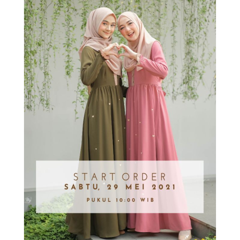 moslem ORI gamis busui frendly alea dress by emmaqueen