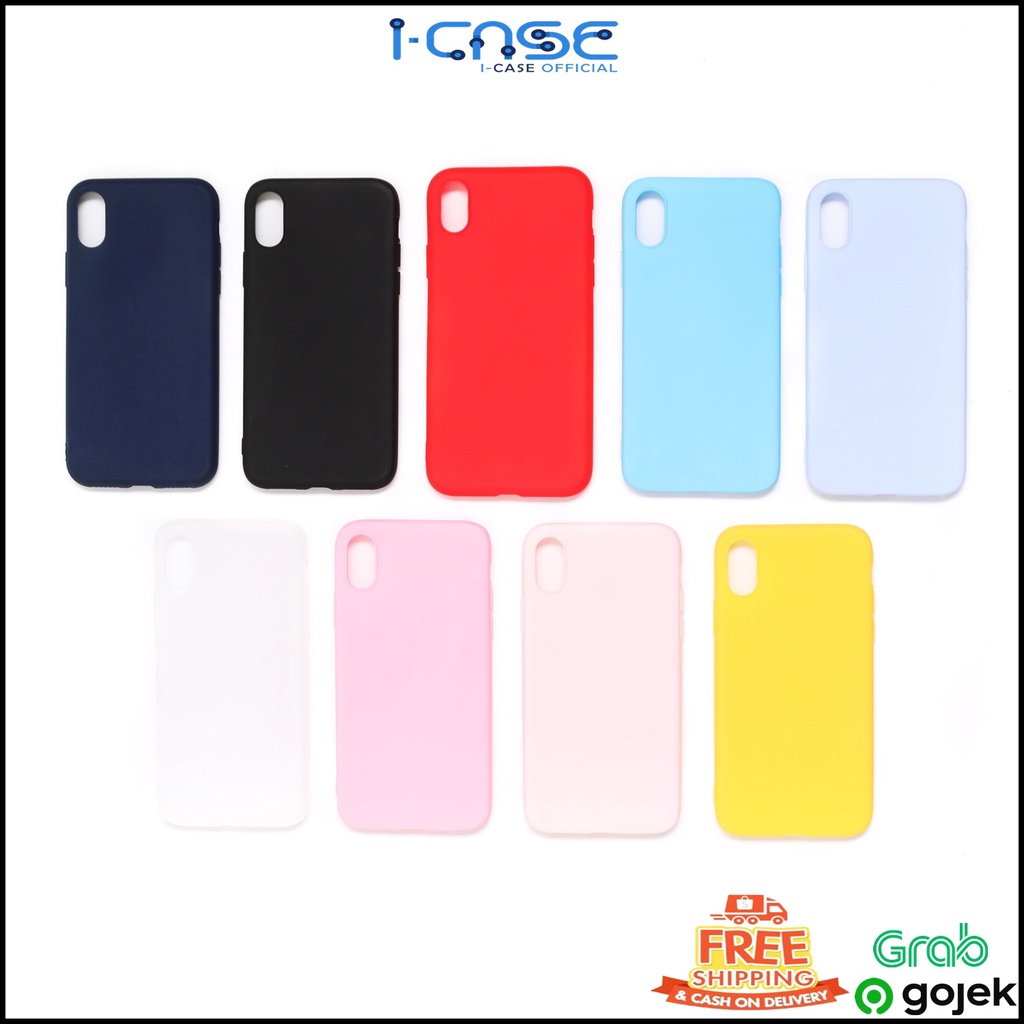 CANDY SILICONE SOFT CASE ALL TYPE IPHONE  11 PRO MAX X 6 7 8 Plus