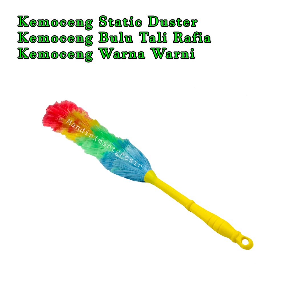 Kemoceng Bulu Warna *StaticDuster * Pembersih Debu * Uk.57x4cm