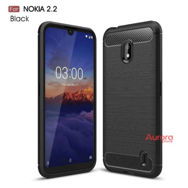 Nokia 2.2 Soft Case Rugged Carbon Armor ORIGINAL Casing