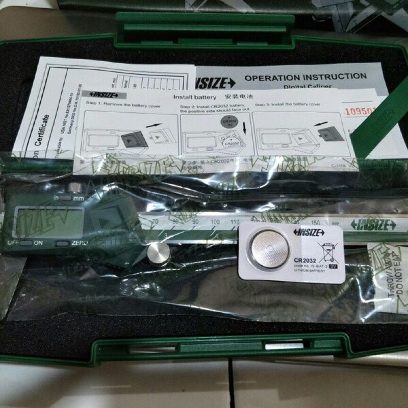 1108-150 INSIZE Digital Caliper 6 Inch