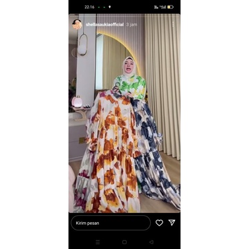 DRESS FLOWER BY SHELLA SAUKIA
