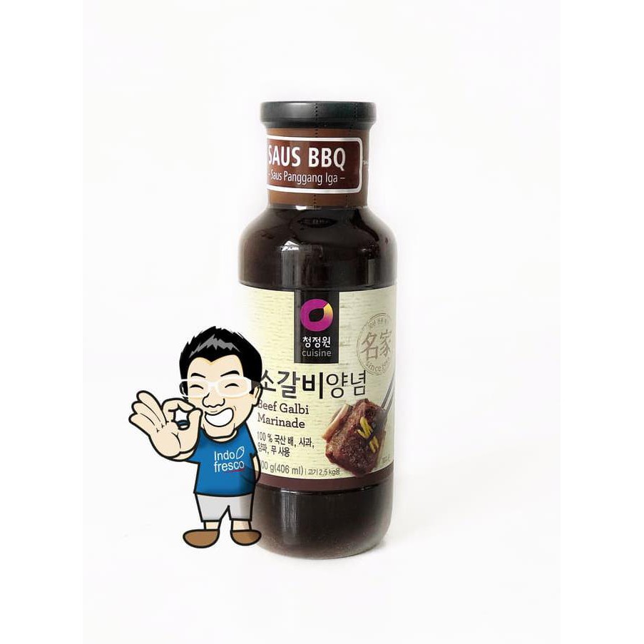 

[[BISA COD]] Daesang (Chung Jung One) Beef BBQ Sauce Marinade/ Saus bumbu BBQ- 500g - Galbi sauce