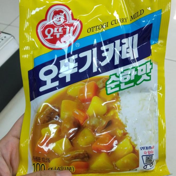 

=====] Ottogi Curry Mi*d 100 gram / Bumbu kari korea rasa manis Mi*d