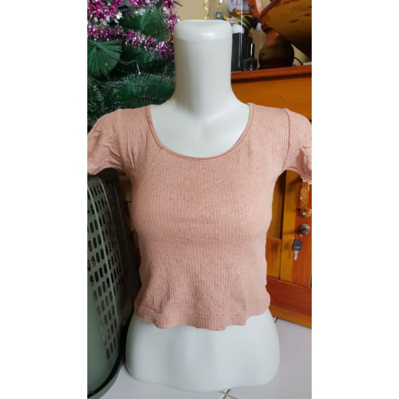 baju rajut crop
