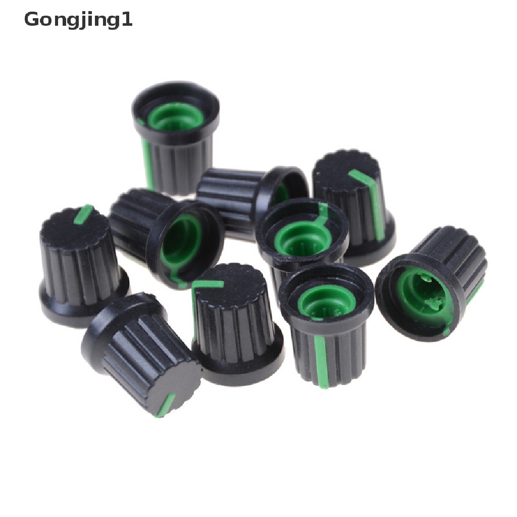 Gongjing1 10Pcs Tombol Potentiometer Diameter 6mm