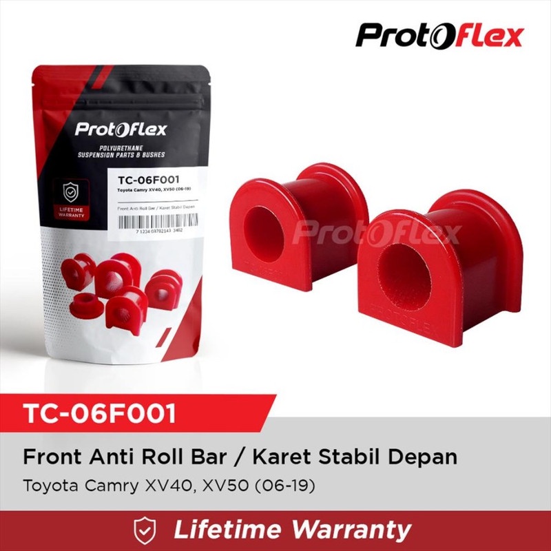 Protoflex Bushing Karet Stabil Depan Toyota Camry XV40 XV50 06-19