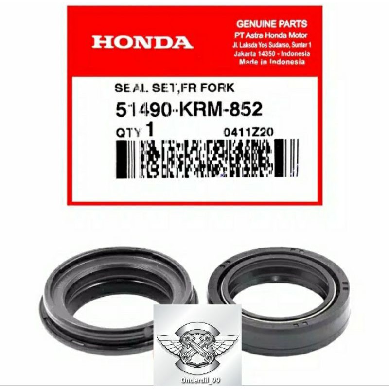 51490-KRM-852 Seal sil Shock Megapro Monoshock Verza CB 150 R CBR 150 R K45A K45G PCX Supra 150 GTR