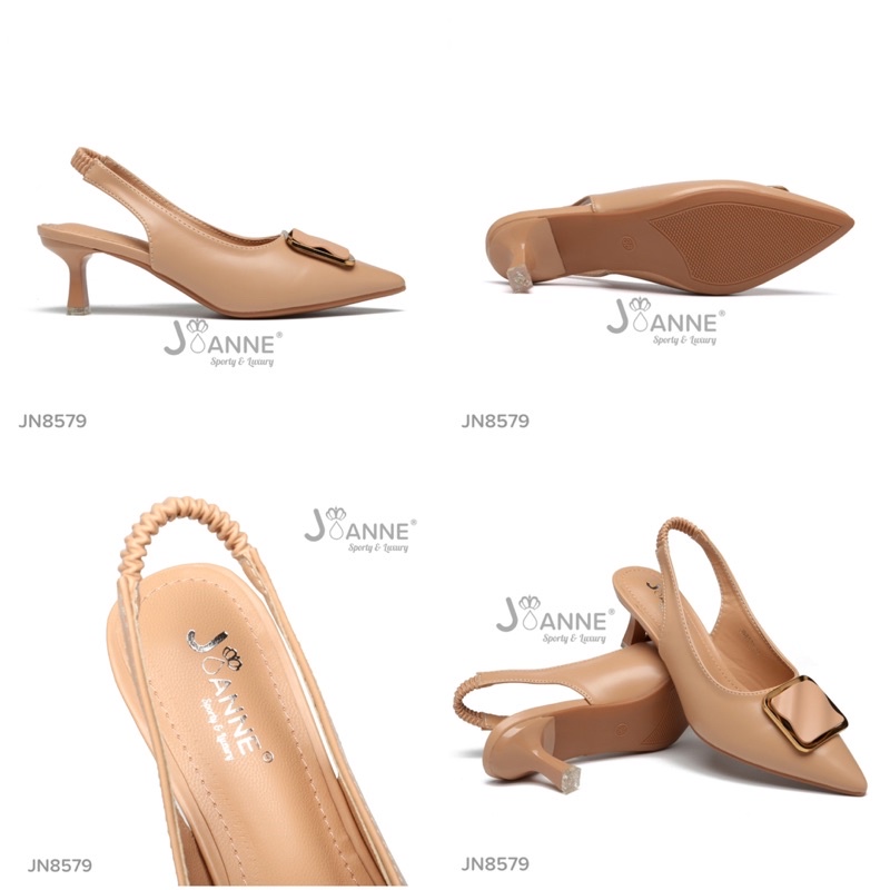 RESTOCK! [ORIGINAL] JOANNE Slingback High Heels Shoes Sepatu Hak Wanita #JN8579