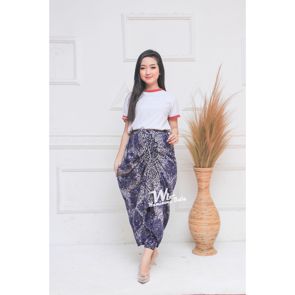 Celana Rok Batik - Bawahan Batik - Celana Batik Wanita - Rok Celana Batik -  Rosela