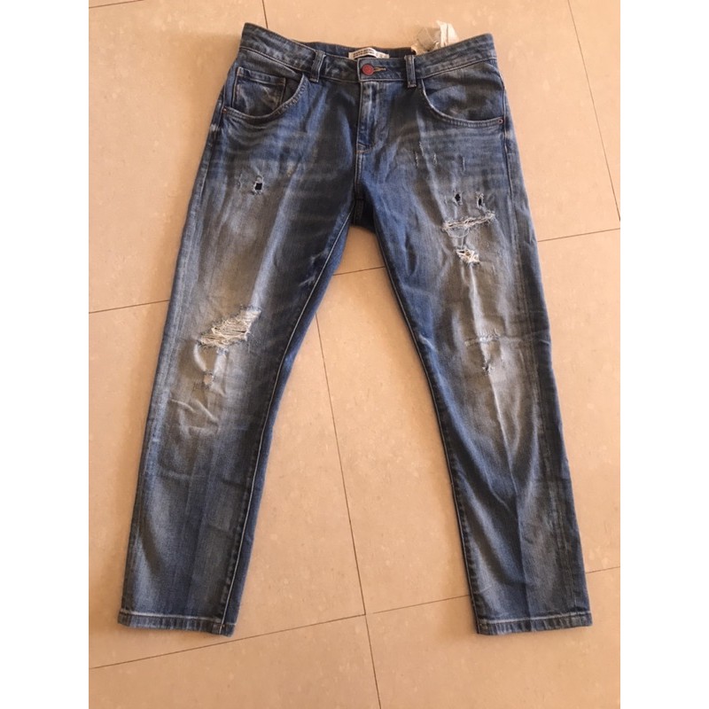 ripped ZARA jeans