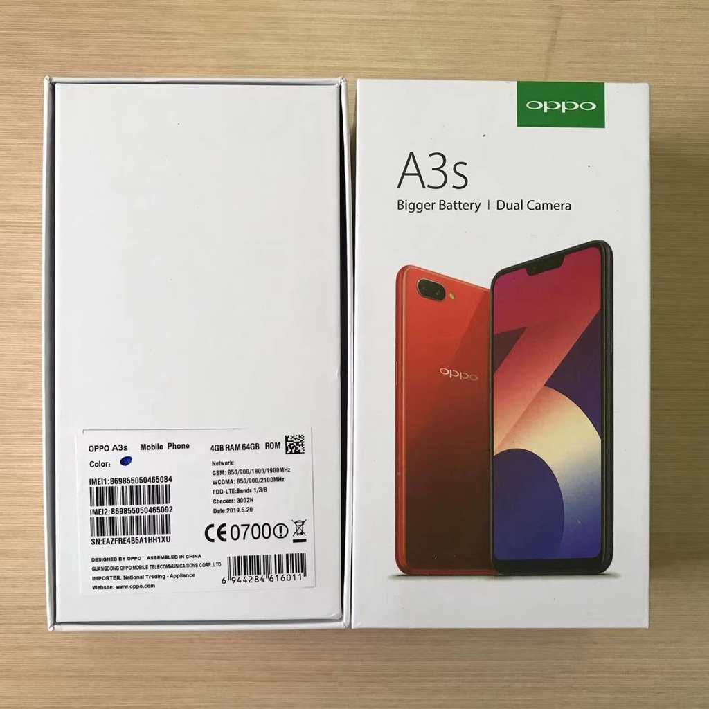 OPPO A3S RAM 6/128GB FULLSET GARANSI 12 BULAN