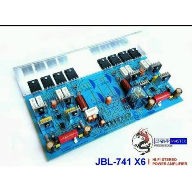 KIT POWER AMPLI JBL-741 X6