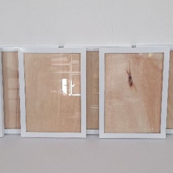 pigura minimalis a2 40x60 putih