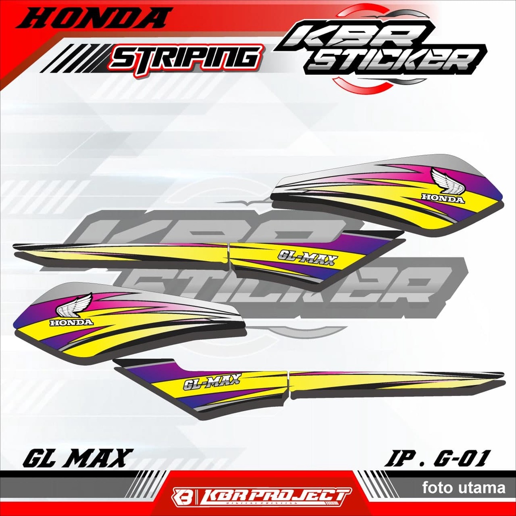 (COD) STICKER STRIPING GL MAX -  STICKER STRIPING MOTOR GL MAX.01