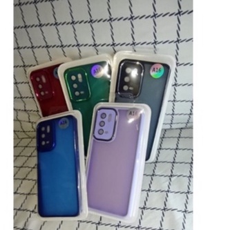 Softcase ACRYLIC Transparan Lembur Pro Kamera FOR OPPO A5S A7 A12 F9 A11K A55 4G A54 4G A15 A15S A3S/C1 A76 4G A96 A16K A16