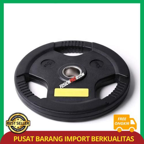 Plat Beban Barbel Barbell Rubber Bumper Plate 2.5kg IFitFun