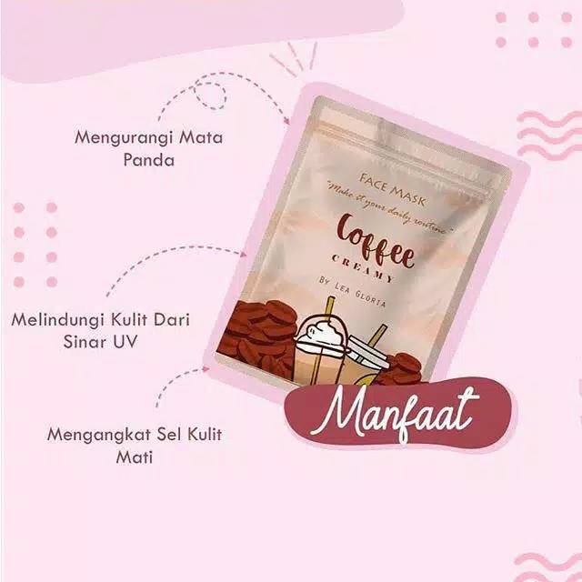 Masker wajah 20 gram-masker bubuk lea gloria 10  varian-organic &amp; non