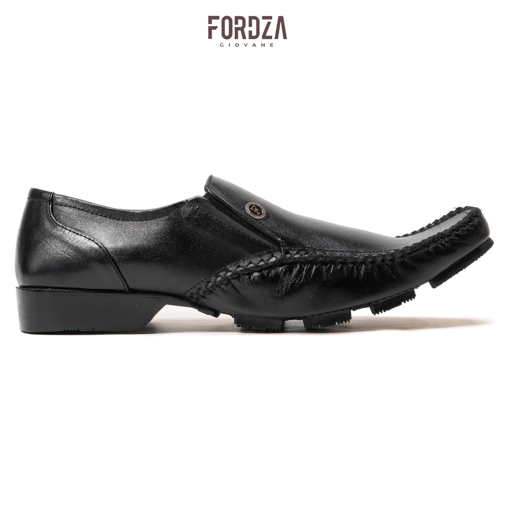 Sepatu Pantofel Pria Kulit Asli Formal Comfort Slim Style Fordza 2081