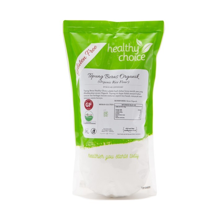 

BISA COD Healthy Choice Tepung Beras Organik 1 kg