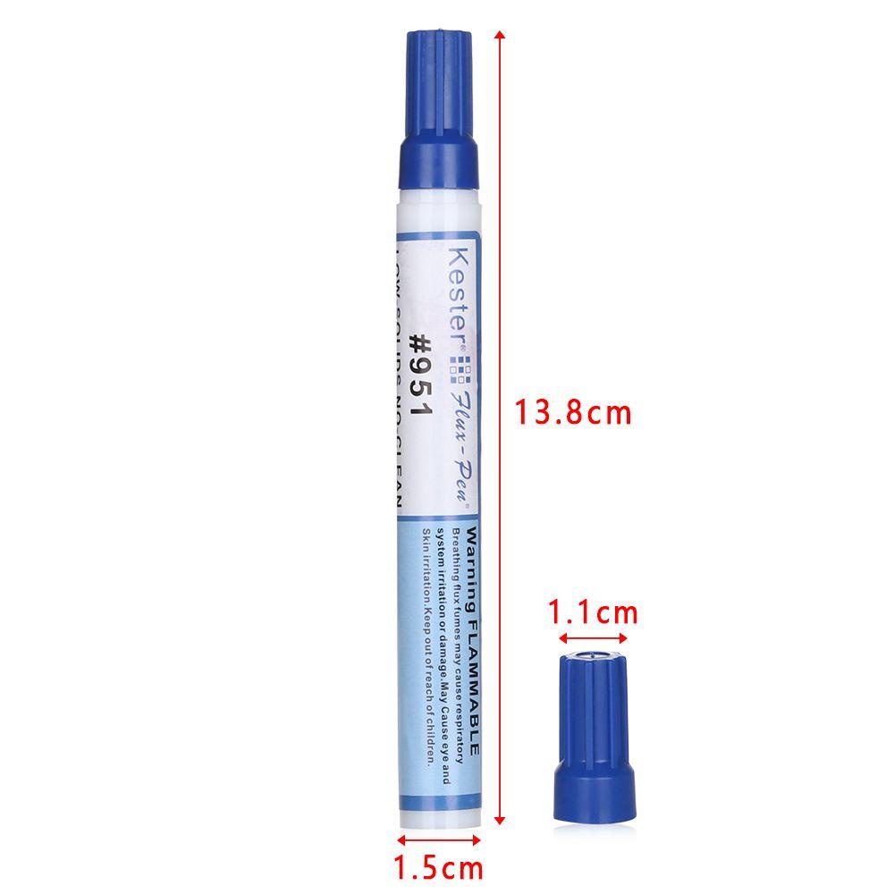 Solighter 2pcs Flux Pen Berguna Tidak Bersih Permukaan Dudukan Solder Pen