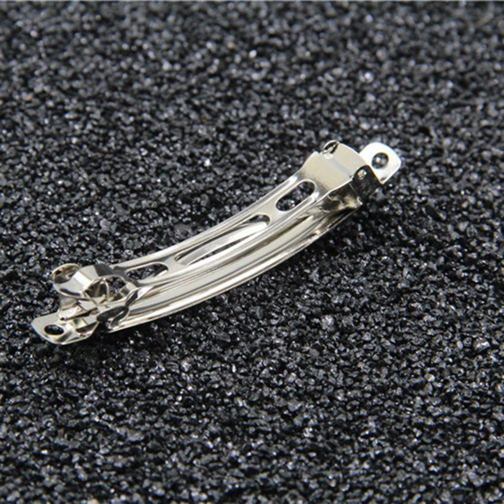 Aksesoris Rambut Agustina 50mm French Clip Metal Barrettes Spring Clips