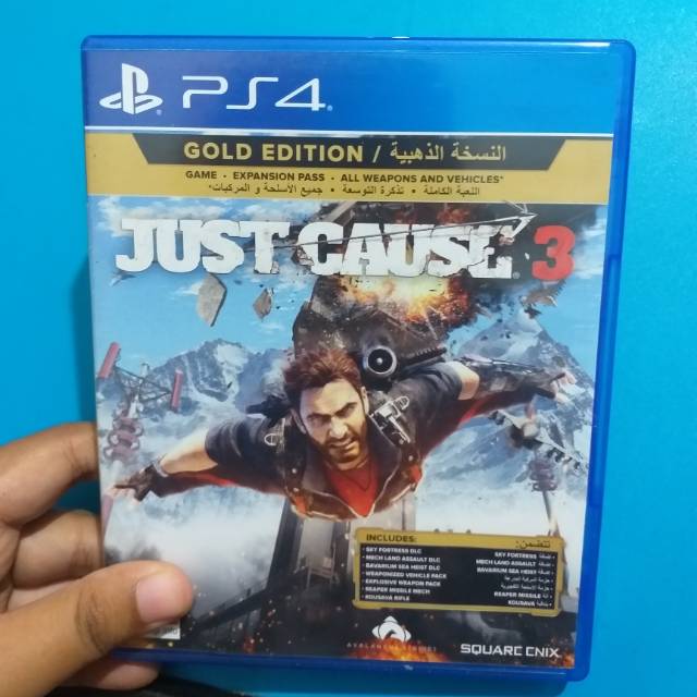 Bd dvd kaset game ps4 just cause 3 (bekas)