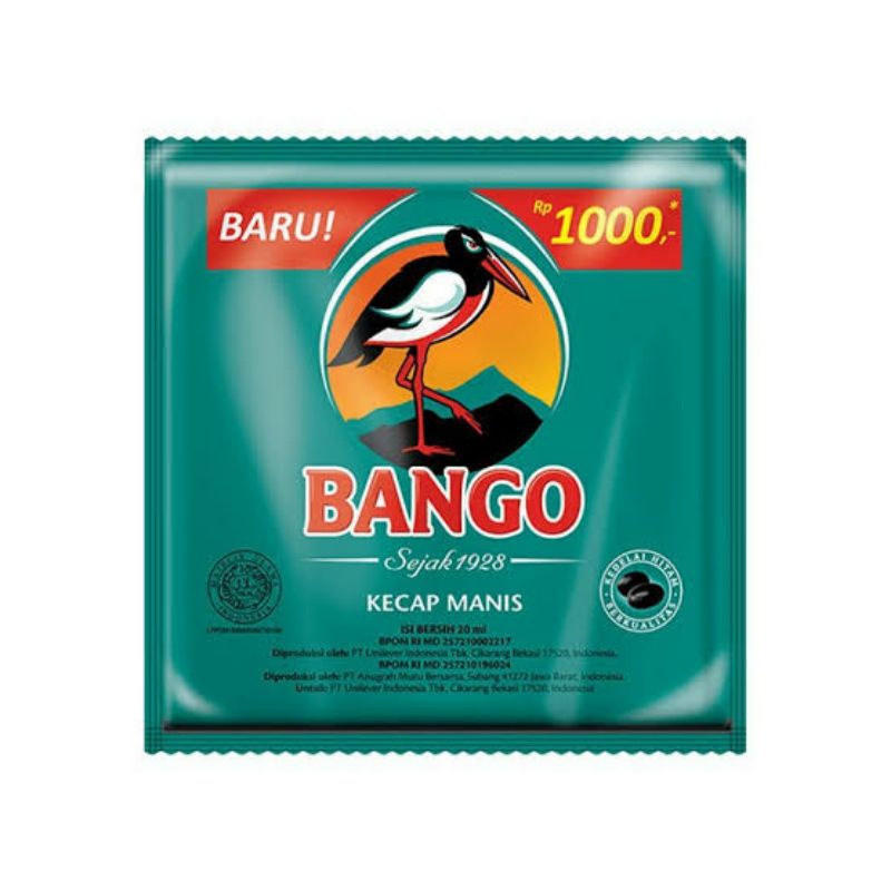 

kecap bango 20ml 1 renceng isi 12