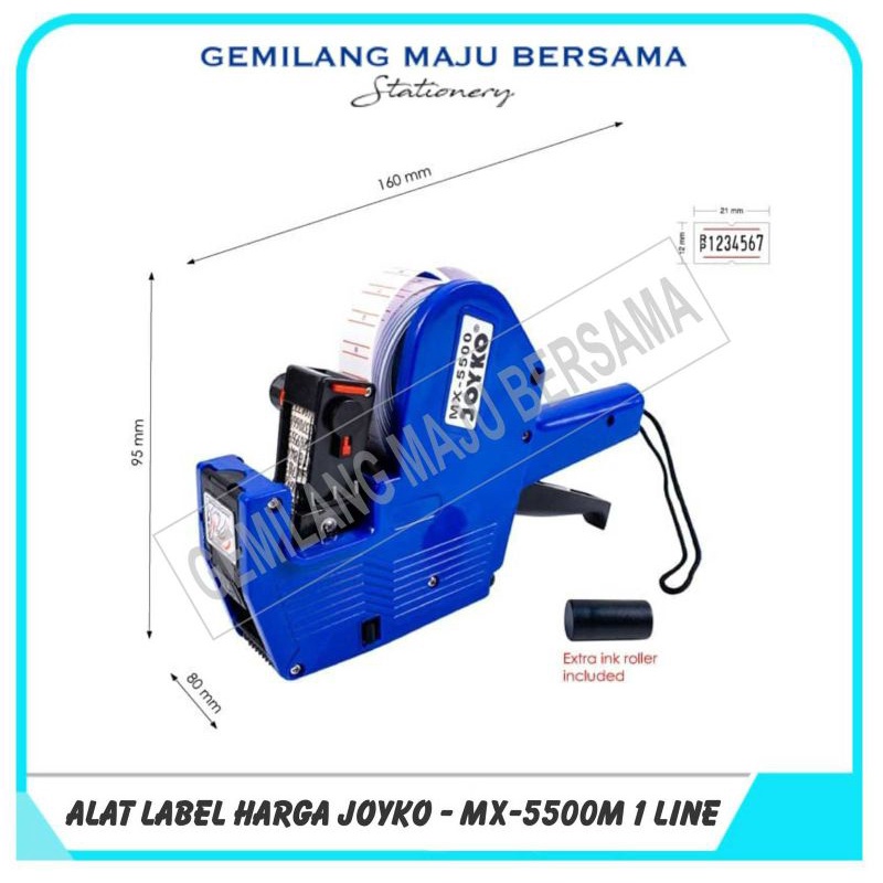 

Alat / Mesin Label Harga / Labeller Joyko MX-5500 M ( Angka Saja )