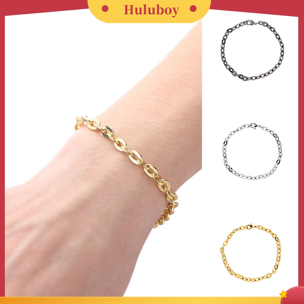 Hu Hu Hu Hu Hu Alat Bantu Pasang Kacamata♡ Gelang Rantai Gaya Hip Hop Untuk Unisex