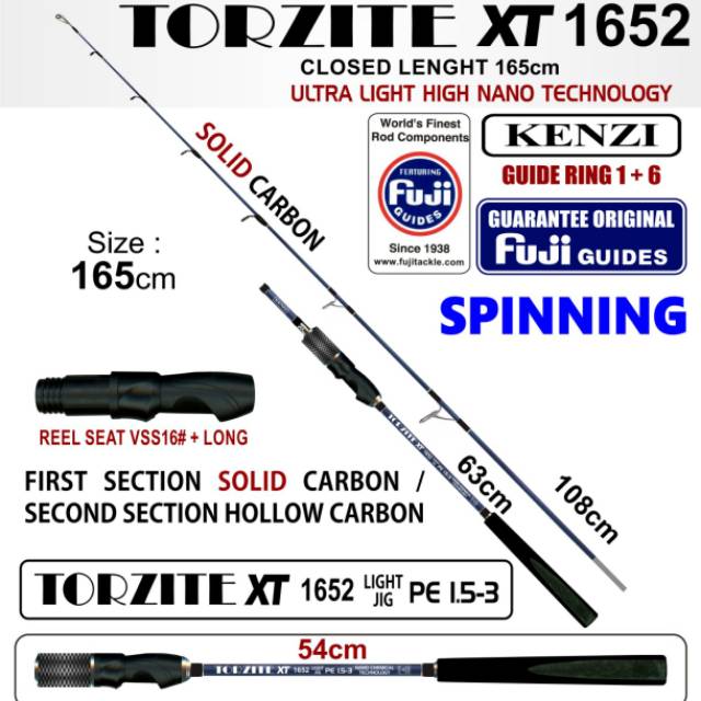joran jigging KENZI torzite xt 1652