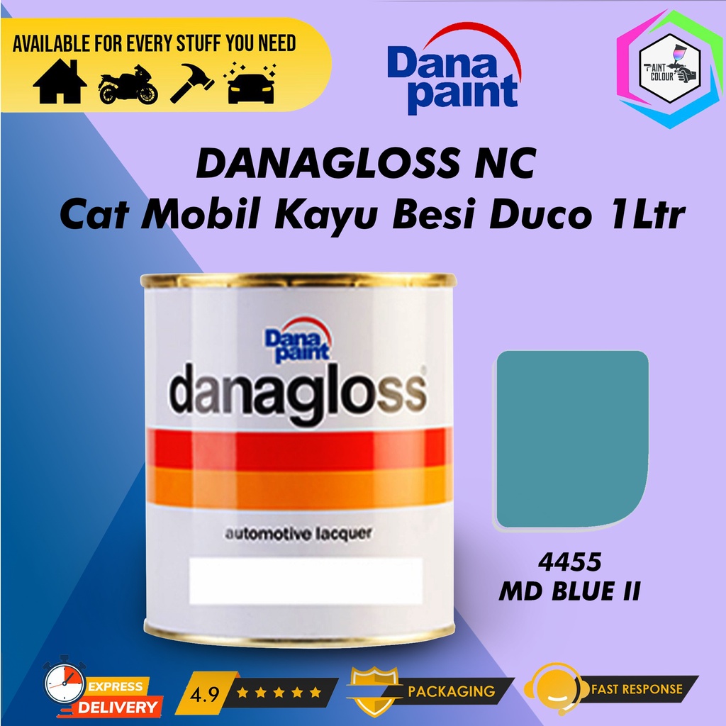 DANAGLOSS NC 4455 MD BLUE - Cat Mobil Kayu Besi Duco
