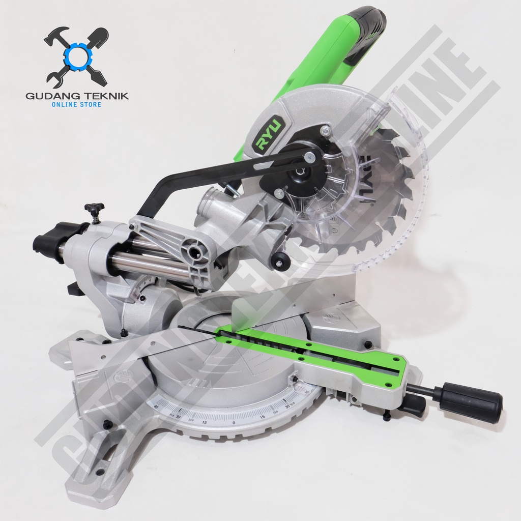 RYU RMS180-1 / Mitter Saw 7 Inch Sliding / Mesin Potong Aluminium 7inch  Sliding / Miter Saw  7 Inch