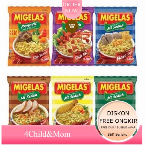 

Migelas Mie Seduh Snack Makanan Ringan Cemilan isi 5pcs
