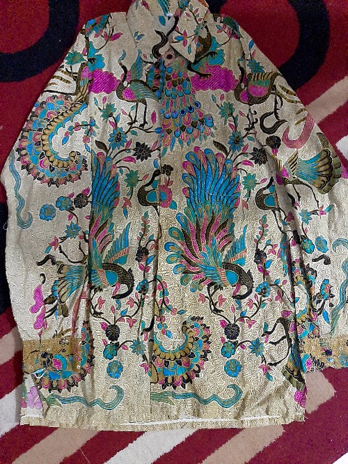 Kemeja Batik Pria M L Xl Xxl Lengan Panjang Terbaru/kemejapria/kemejabatik/kemejaterviraldanmodern