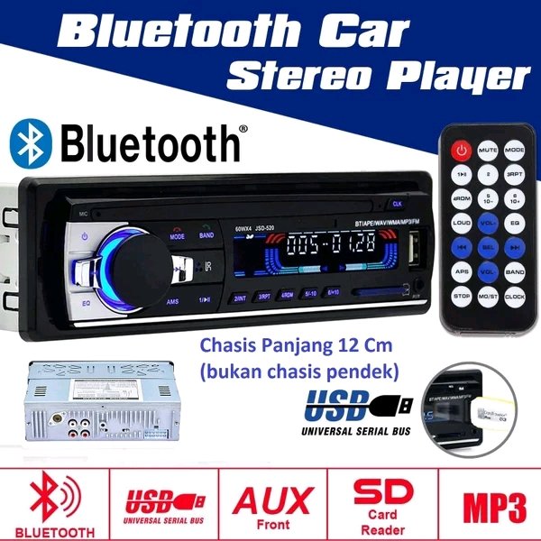 Tape Audio Mobil compact Bluetooth USB MP3 FM Radio