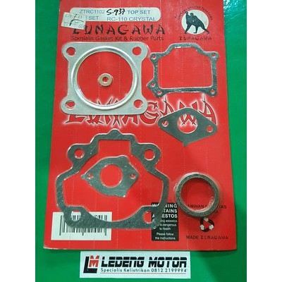 Paking Top Set Suzuki RC100 Crystal Packing Topset Gasket Motor Tua