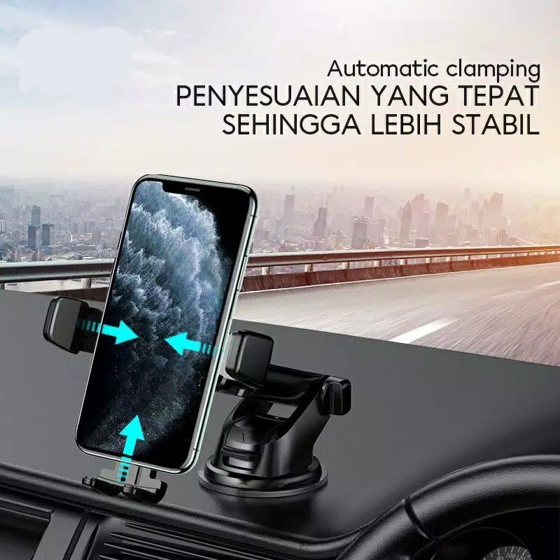 Universal car phone holder dashboard kaca mobil