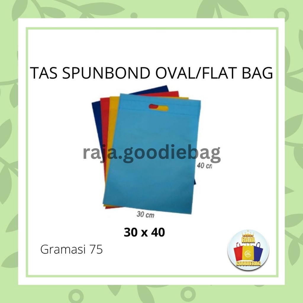 

Tas Spunbond Souvenir Oval L(30x40) tebal