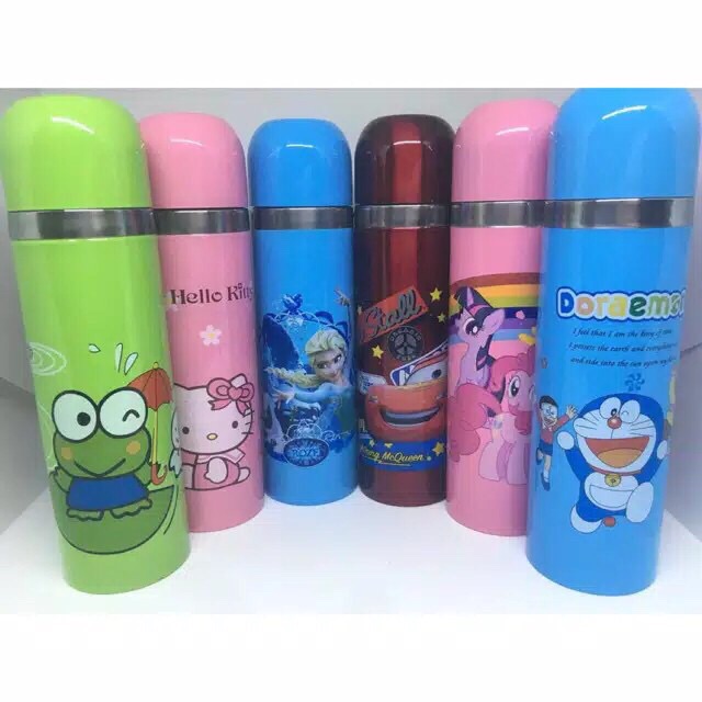 Thermos karakter stainles steel 500ml ready jakarta 1kg = 4pcs