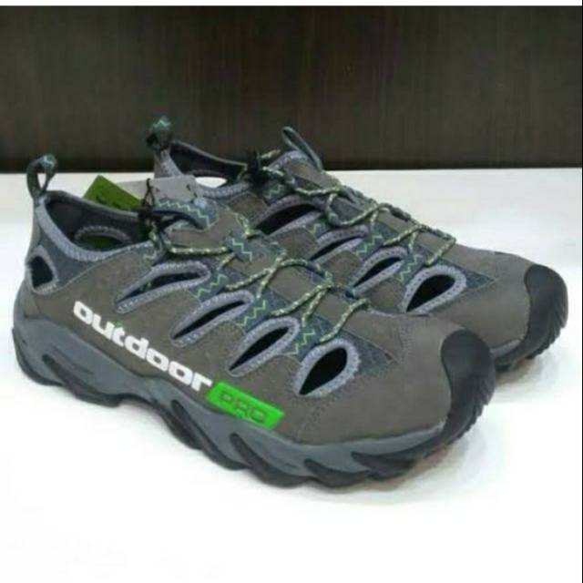 SEPATU HIKING OUTDOOR PRO ALPHA GREY | SEPATU GUNUNG KEREN