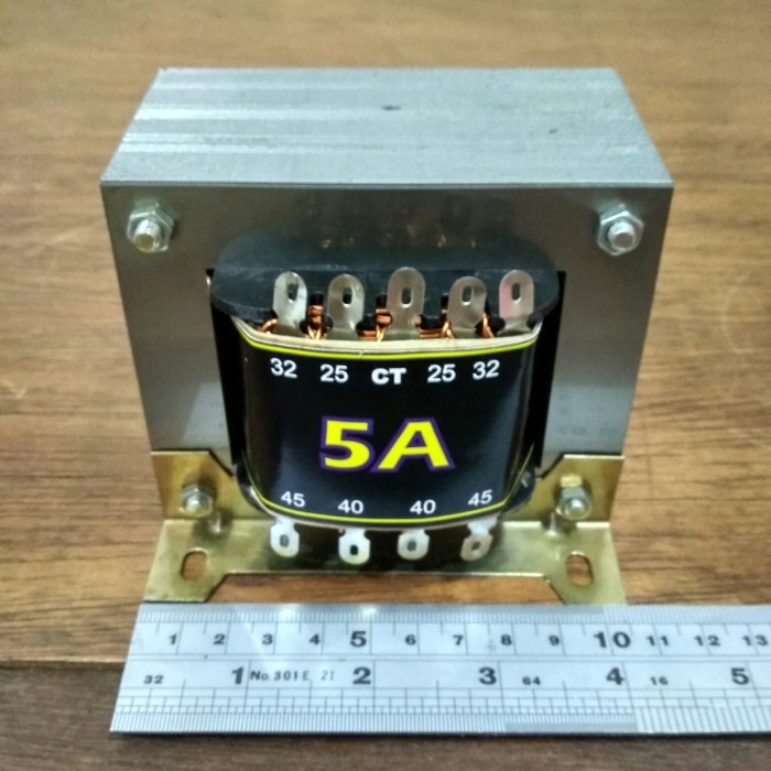 TRAFO 5A / 5 Ampere 45V CT NAYAKA SUPER (MURNI 100%)