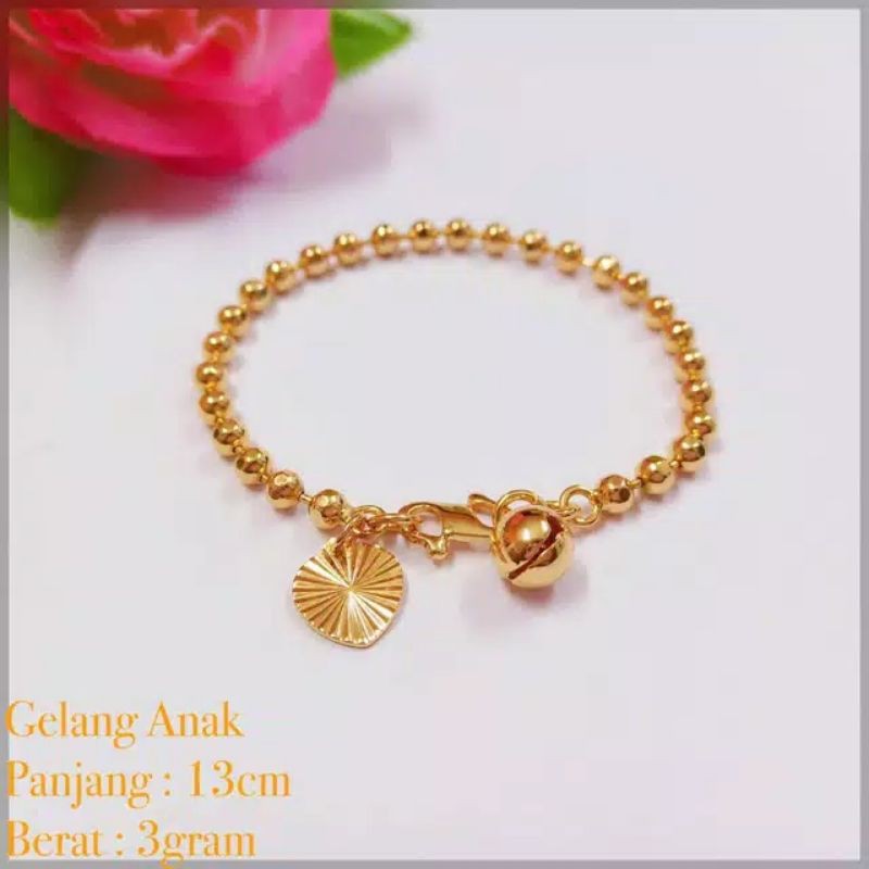 Gelang Tangan Anak Emas Perhiasan Anak Lucu M45022