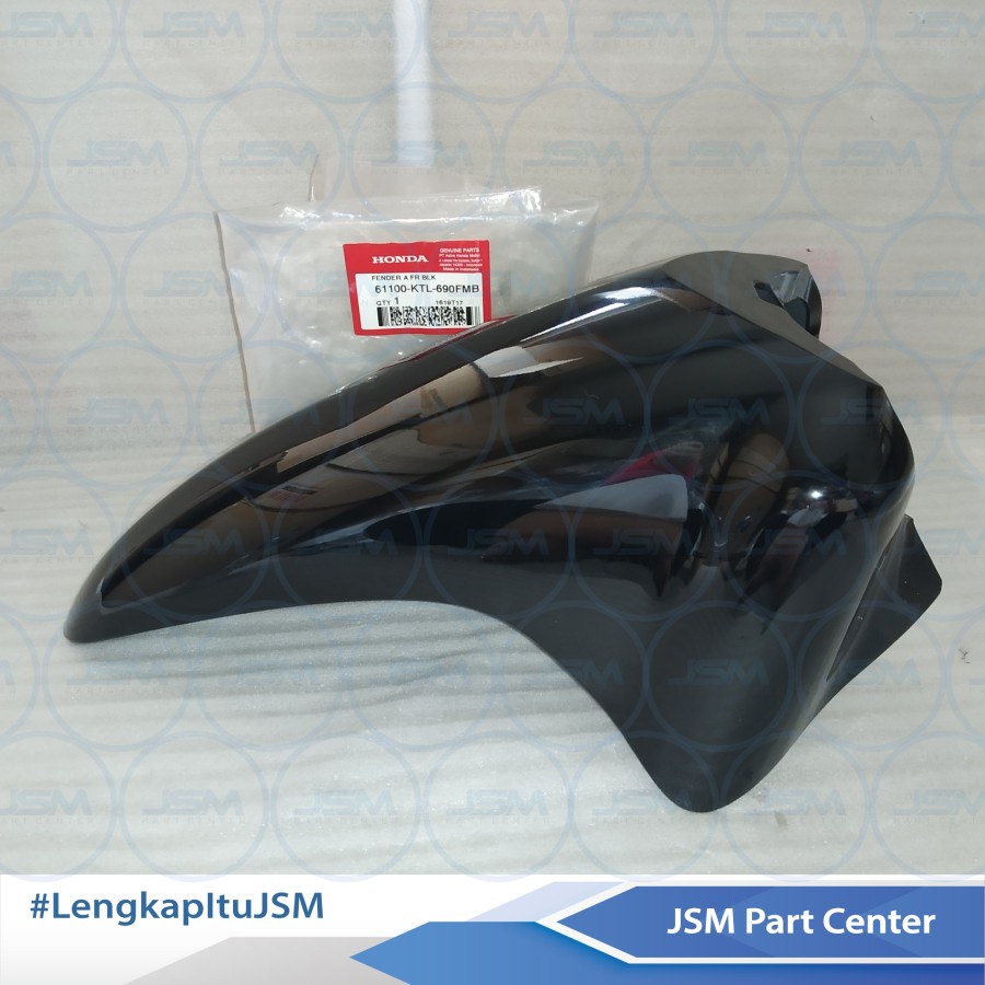 SLEBOR SPAKBOR DEPAN SUPRAFIT NEW HITAM 61100-KTL-690FMB ORIGINAL