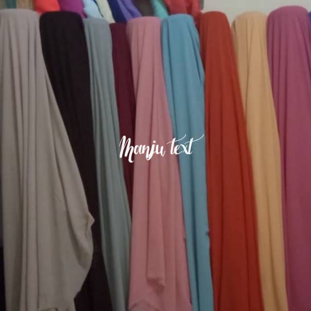 Kain ceruty baby doll / bahan pasmina, Khimar,kerudung,dll