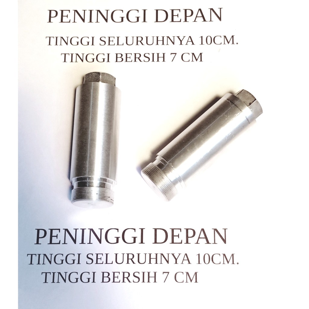 PENINGGI SHOCK DEPAN GL PRO -GL MAX  SAMBUNGAN SHOCK DEPAN 10CM DAN 13CM