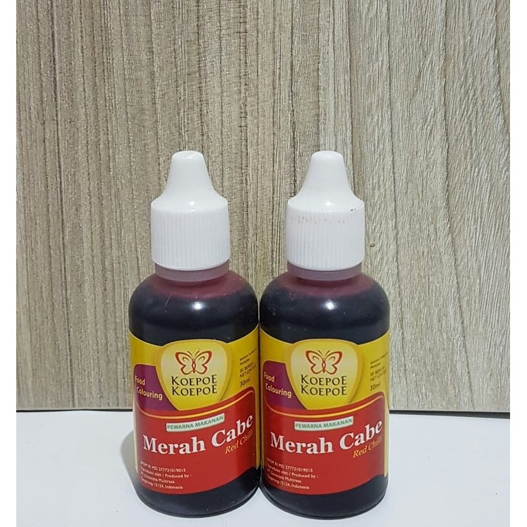 

Koepoe Koepoe Pewarna Makanan (30 ML) - Merah Cabe