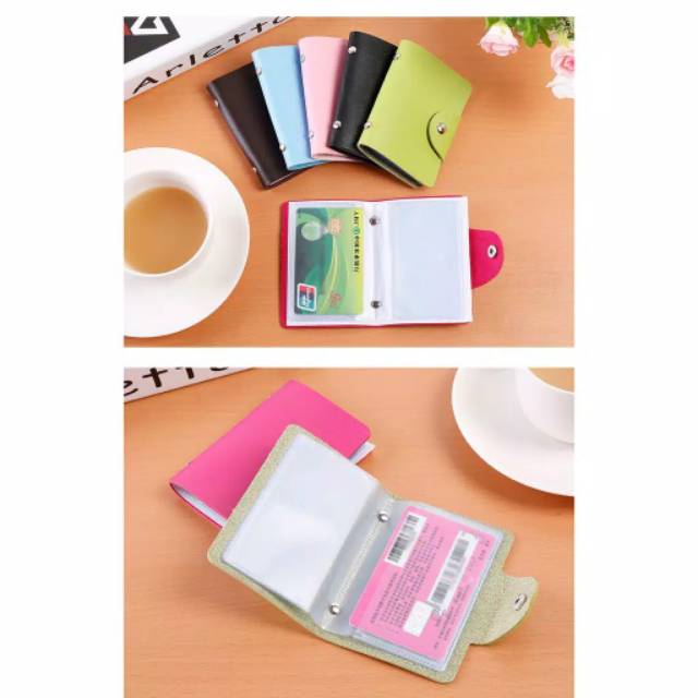 Dompet Kulit Klip Kartu / Dompet Clip Card  - Toko Mou