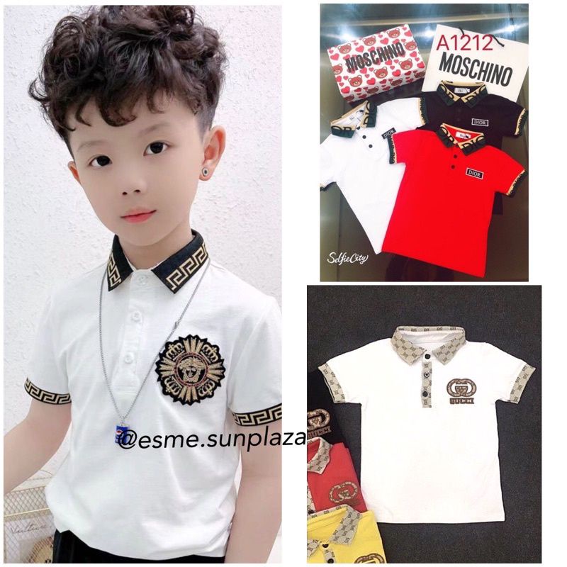 PRODUK PREMIUM POTO ASLI ATASAN BRANDED 1 - 12 TAHUN KAOS KERAH PUTIH POLO ANAK BISA UNTUK ANAK COWO DAN CEWE